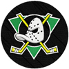 Anaheim Mighty Duck hockey club logo machine embroidery design