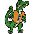 Florida Gators Logo embroidery design